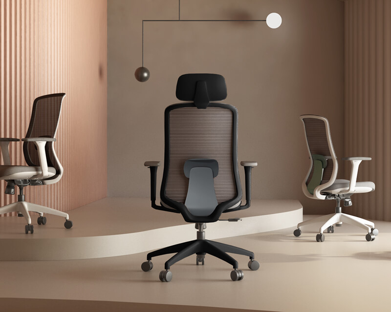 GEO Black ergonomic chair